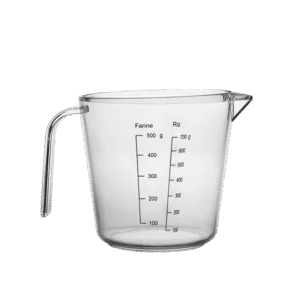 1L Measuring Cup – BPA-Free ABS Plastic, Clear Markings, Lightweight & Durable